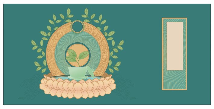铁观音茶插图设计
