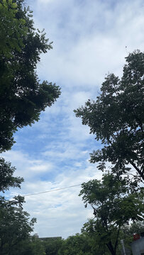 蓝天白云
