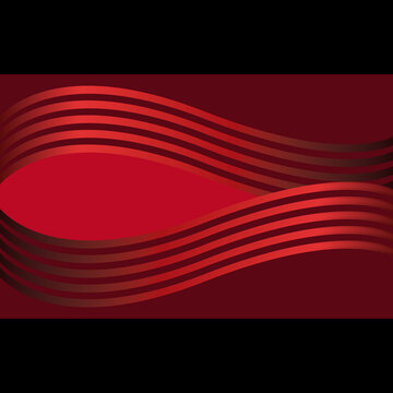 红色背景红色渐变波浪背景底纹