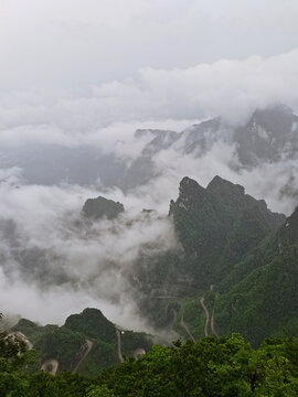 张家界高山云海