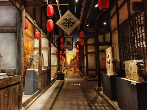 四川泸县宋代石刻博物馆古街
