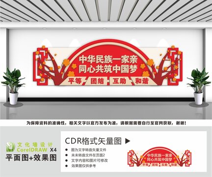 民族团结标语文化墙