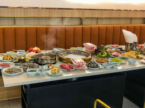 自助烤肉火锅