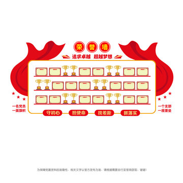 荣誉展示墙