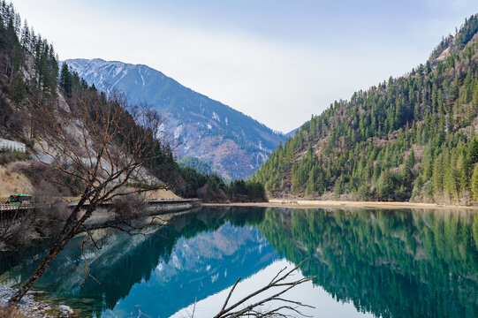 四川九寨沟山水美景自然风光