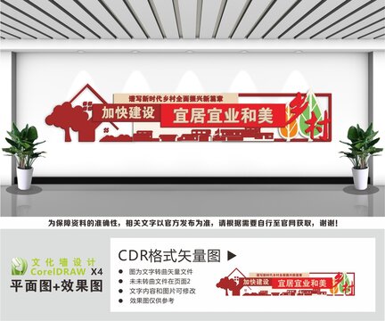 宜居宜业和美乡村文化墙