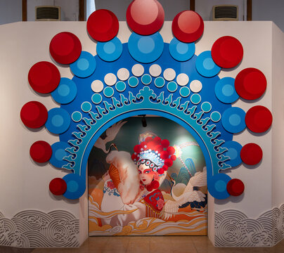 京剧元素展台