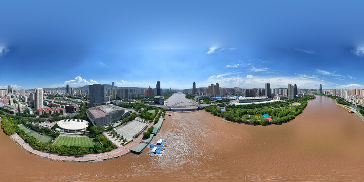 雁滩黄河大桥全景VR