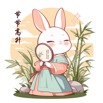 竹子和兔子