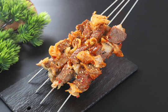 烤牛肉串