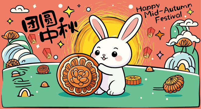 中秋节插画