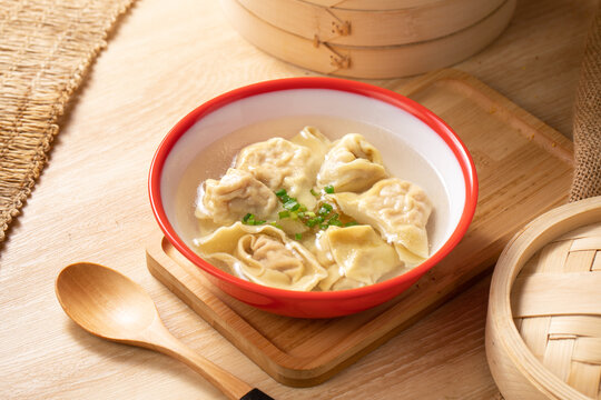 鸡汤虾仁馄饨
