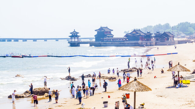 老龙头海景