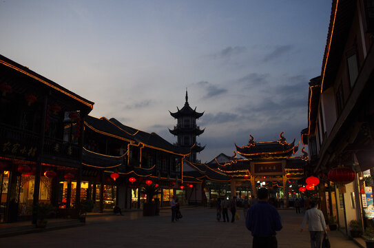 周庄夜景