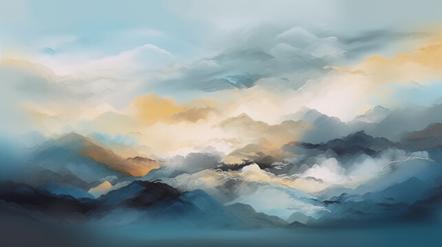 水墨抽象画