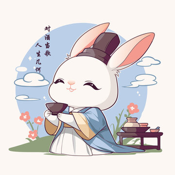 对酒当歌兔子