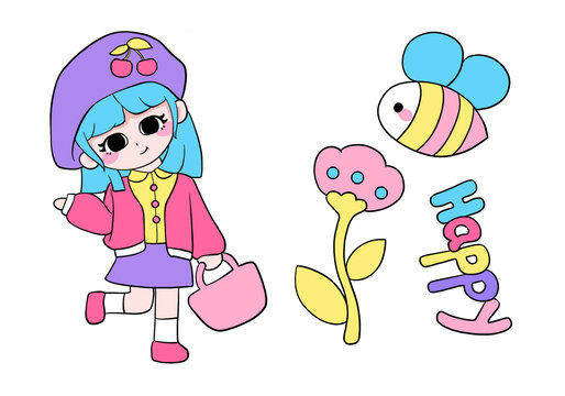 Q版女孩
