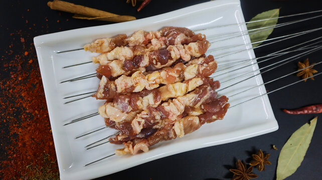 猪肉筋串