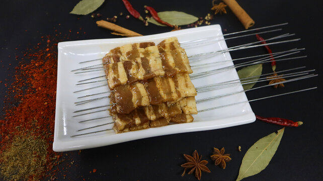 烤五花肉串