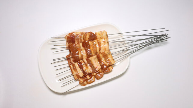 五花肉串