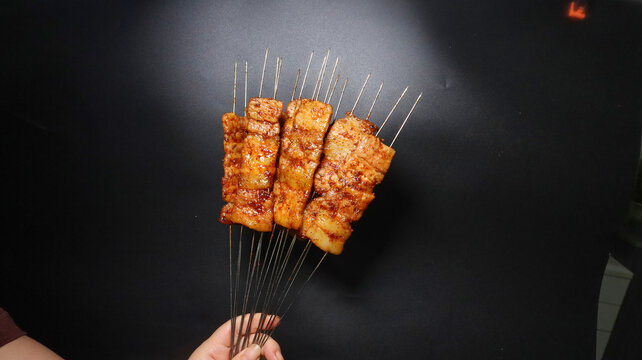 五花肉串