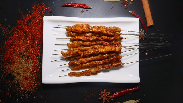 烤猪肉串