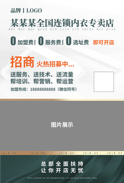 招商加盟商场水牌