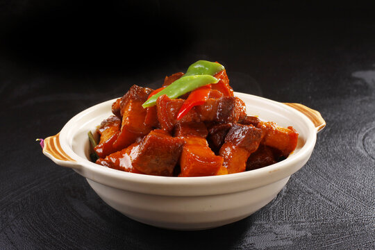 干豆角红烧肉