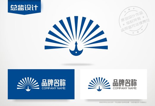海港logo船锚标志