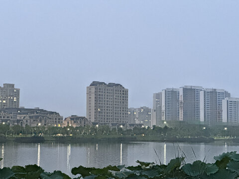 公园夜景