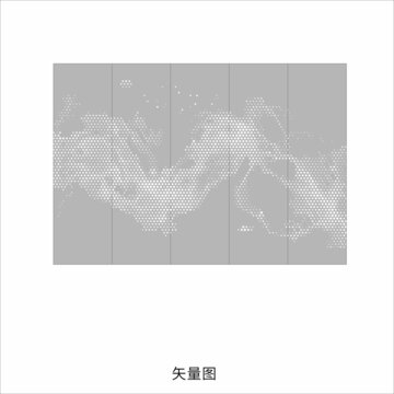 镂空圆点图案