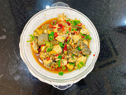 建德特色美食香辣臭豆腐