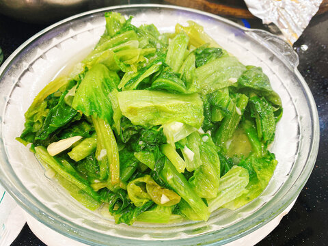 蒜香生菜