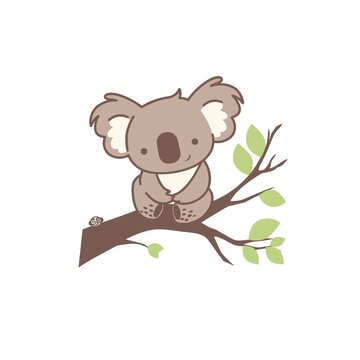 卡通可爱小考拉