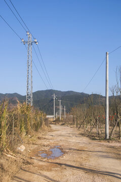 乡村土路道