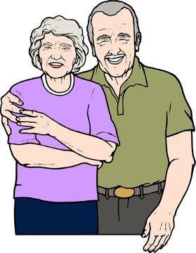 老年人夫妻