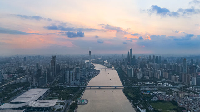 广州晚霞