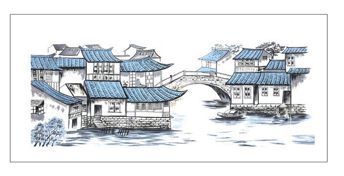 水墨江南
