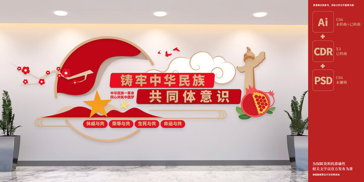 铸牢中华民族共同体意识文化墙