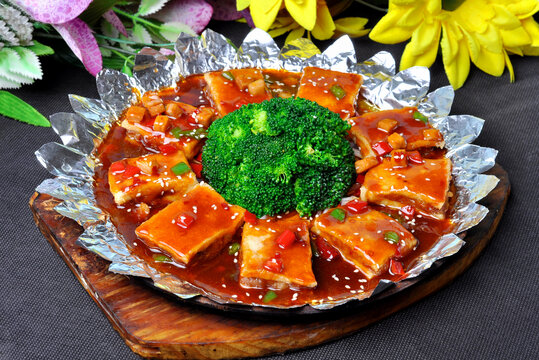 铁板豆腐