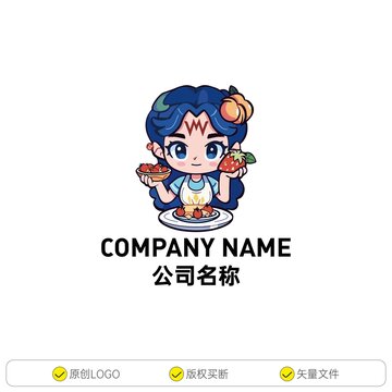 蓝发小女孩