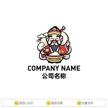 财神创意卡通