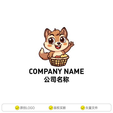 一只可爱的小松鼠