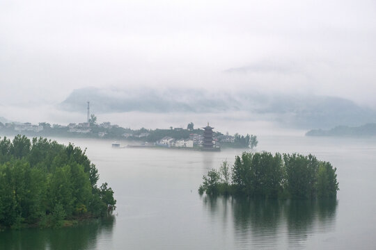 瀛湖风景