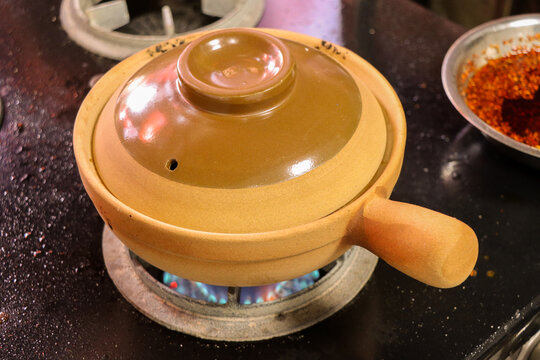 加热的砂锅