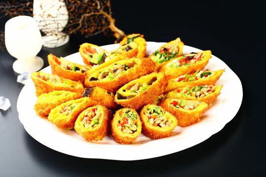 香酥菜卷