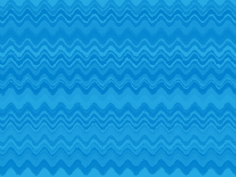 蓝色波浪条纹