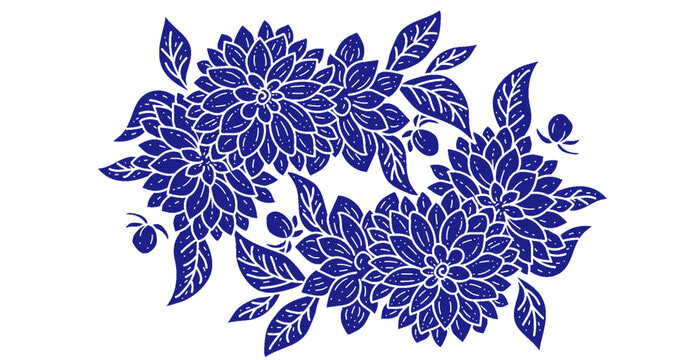 花艺术插图