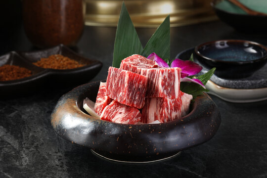 上脑牛肉粒