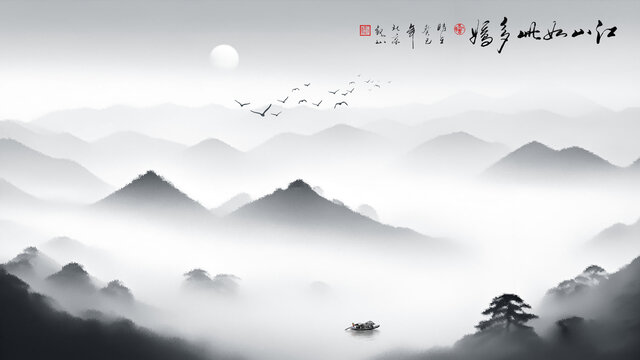 山水画